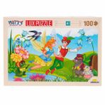 100 Parça Puzzle: Peri Prenses ve Prens