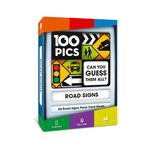 100 PICS ABD Yol Tabelaları Seyahat Oyunu - 100 Yol Tabelası Öğren | Slayt Ortaya Çıkaran Kılıf ile Flaş Kartları | Kart Oyunu, Hediye, Çorap Hediyesi | Çocuklar ve Yetişkinler için Saatler | 5+ Yaş