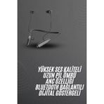 100 Saat Bluetooth Kulaklık Dijital Göstergeli Anc Özelliği Kablolu Midastech - Çok Renkli