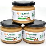 %100 Sade Yer Fıstığı Ezmesi 260G 3'lü Kampanya Set I Doğal, Katkısız, Glutensiz, Şekersiz
