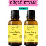 %100 Saf Limon Kabuğu Yağı - (2 x 20 Ml) - 100 ml