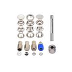 100 Set 9.5 Mm Klikit Citcit Kalip Ve Manuel Cakim Kiti Set Saklama Kutulu