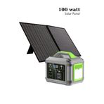 100 Watt 18 Volt 5.5 Amper Solar Monokristal Pv Modüllü Katlanabilir Çantalı Güneş Paneli