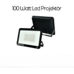 100 Watt Smd LED Projektör Armatür - 6500K - Beyaz İşık