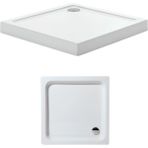 100 x 100 Kare Monoblok Duş Teknesi H:10 cm