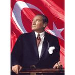 100 X150CM Atatürk Posteri