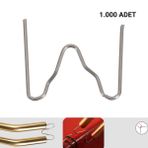 1000 Adet 0,8 Mm Dış Köşe Plastik Kaynak Zımba Teli