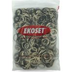 1000 Adet Küçük Paket Lastiği Siyah Beyaz 40mm