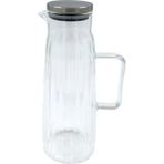 1000 ml Metal Kapaklı Cam Yağlık Sürahi BOR001 - 1 lt