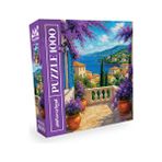 1000 Parça Puzzle - Bougainvillea Sea View (Begonvilli Deniz Manzarası)