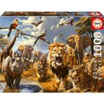 1000 Parça Puzzle Vahşi Hayvanlar Puzzle - 19920 - Wild Animals