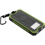 10000 Mah Güneş Enerjili 2 USB Lı Powerbank - Yeşil