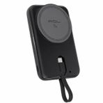 10000mAh Kablosuz Powerbank 20W PD Hızlı Şarj – Dahili USB-C Kablolu Taşınabilir Şarj Aleti, Manyetik Wireless Charger, iPhone & Android Uyumlu Mini Power Bank