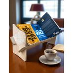 1000Nar Masaüstü Portatif Kitaplık / Masaüstü Organizer / Portatif Kitaplık / Dantel Işlemeli Kitaplık / Ofis Kitaplığı / 45 cm x 14,5 cm x 21 cm