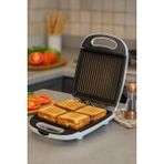 1000W Beyaz Tost Makinesi, Pratik ve Şık Tasarım