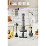 1000W Cam Hazneli Güçlü Blender Seti – Gri Renk - Altın - Gri