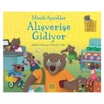 1001 Çiçek Kitaplar Minik Ayıcıklar Alışverişe Gidiyor + Küçük Bayan Cumbalak + Neşeli Hayvanlar - Boyama Kitaplarım 3-4 Yaş + 5 Kitap Set