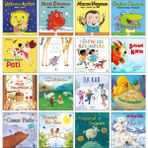 1001 Çiçek Kitaplar / Uykucu Aslan Nasıl Uyur? + Minik Dinozo Banyo Yapar? + Afacan Maymun Yemek Yer? + Haylaz Timsah Dişlerini Fırçalar? + Minik Soru Yumağı / Okul Öncesi Hikaye Kitapları 16’lı