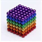 1001 Hediye 6 Farklı Renkli Sihirli Manyetik Toplar Neodyum Mıknatıs 216 Pcs