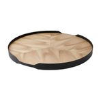 100130702 Ikea Smaata Dönen Tabla Akasya Kaplama 42 Cm 90562500 Çok Renkli