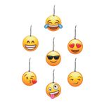1001MODEL 7li Emoji Serisi Görselli Oto Kokusu Dikiz Ayna Süsü Torpido Ve Oto Aksesuarı