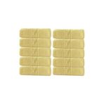 100'Lü Greek Sarı Banyo Havlusu - 70X140 Cm, 490 Gr, %100Pamuk, Spa Ve Otel Havlusu (10 Adet)