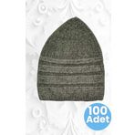 100'Lü Kadife Takke Kaliteli Namaz Takkesi