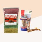 100LÜ Renkli Munchy Köpek Ödülü + Dana Kelle Derisi 100GR