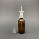 100ML Kahverengi Şişe, Burun Spreyi, 24 Adet Nazal Spreyli, Ecza Şişesi, Ilaç Şişesi
