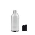 100ML Pet Şeffaf Şişe Disctop Kapak, 12 Adet, Dezenfektan Şişesi, Kozmetik Şişe, Şampuan Şişesi, Plastik Şişe, Aroma Şişesi