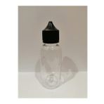 100ml Şeffaf Gorilla Şişe Beyaz Kapak, Plastik Şişe, Boş Şişe, Likit Şişesi, 100 Adet