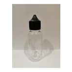 100ml Şeffaf Gorilla Şişe Beyaz Kapak, Plastik Şişe, Boş Şişe, Likit Şişesi, 50 Adet