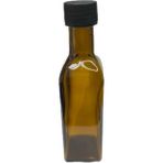 100ML Yeşil Cam Maraska Şişe, 12 Adet, Zeytinyağı Şişesi, Cam Şişe, Sirke Şişesi,
