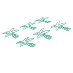 100pcs ağaç şeklindeki Klips, Paslanmaz çelik Sevimli Yeşil Bitki Yer Imleri planlayıcısı Paperclips Ev Okulu Ofis Belgeleri Defterler Scrapbboks Fotoğraflar Organizasyon