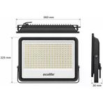100W Led Projektör 8000 Lümen Ip66 Su Geçirmez Dış Mekan Floodlight Bahçe Duvar Otopark Aydınlatma 220 Volt (Sarı Işık 3000K)