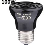 100W Tarzı E27 Uzak Kızılötesi Seramik Evcil Hayvan Isıtma Lambası Kertenkele Kaplumbağa Örümcek Sürüngen Isıtıcı Isıtıcı Işık Ampulü Sıcaklık (Yurt Dışından)