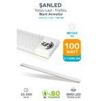 100Wat 120 Cm Kristal Yatay Led Bant Armatür-Trafolu Beyaz Işık 1 Adet
