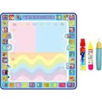 100X100CM Stili Coolplay Sihirli Su Çizim Matı Doodle Mat ve Kalemler Bebek Oyun Matı Halı Montessori Oyuncaklar Boyama Tahtası Eğitici Oyuncaklar Çocuklar Için (Yurt Dışından) - Renkli