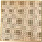 100X100mm Delikli Bakır Plaket Tek Taraflı Devre Kartı 10X10