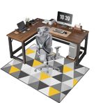 100x140 CM kaymaz ofis koltuğu paspası halı zemin oyun sandalyesi mat masaları için koruyucu düşük ve kazık yok halı ev ve ofis kullanımı için ideal