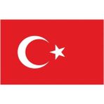 100X150 cm 1. Kalite Alpaga Bez Kumaş Türk Bayrağı