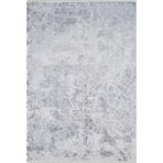100x300 cm3'3"x9'10''Kermansah Gri Modern Yün El Dokuma Modern Geometrik Etnik Eskitme Desenli Boho Oturma Odası Salon Yolluk Koridor Mutfak Halısı