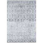 100x500 cm Brzeziny Gri Madalyon Yün El Dokuma Modern Geometrik Etnik Eskitme Desenli Boho Oturma Odası Salon Yolluk Koridor Mutfak Halısı