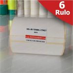100X80 Termal Etiket | 6 Rulo Barkod Etiketi