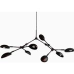 101 Copenhagen Drop Chandelier Mini Pirinç Kaplama Dekoratif Tasarım Avize - Siyah