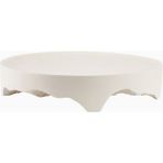 101 Copenhagen Iwa Big Seramik Dekoratif Beyaz Tepsi - 43 x 8 x 43 cm