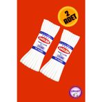 10+10=20 m Don Lastiği Beyaz Yassı Esnek Bel Lastiği Paça Lastik (7mm)
