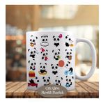 1042-174 Oyun Oynayan Sevimli Panda Kupa Bardak