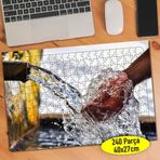 104671730 Soğuk Doğal Kaynak Suyu ve El 240 Parça Puzzle Yapboz