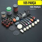 105 Parça Gravür Oyma Dremel Taşlama Zımpara Aksesuar Uc Seti Hobi Aletleri